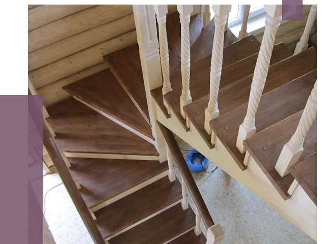 Реставрация деревянных лестниц в Тайшете от 4362 руб.