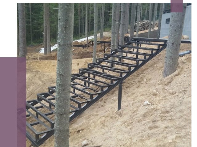 Монтаж металлических лестниц в Тайшете от 13760 руб. 