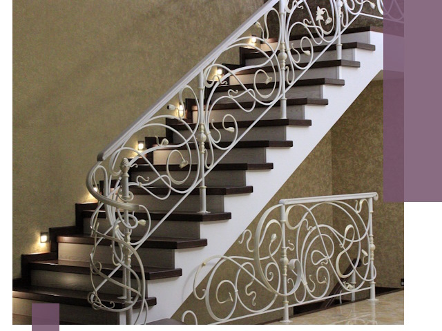 Кованые лестницы под ключ в Тайшете — изготовление и монтаж