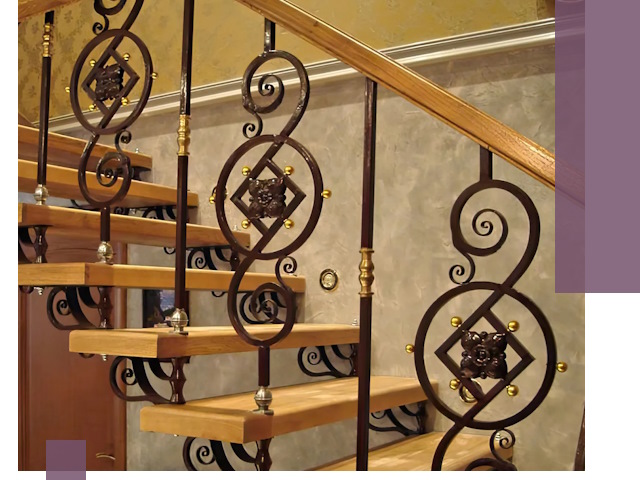 Изготовление кованых лестниц под ключ в Тайшете