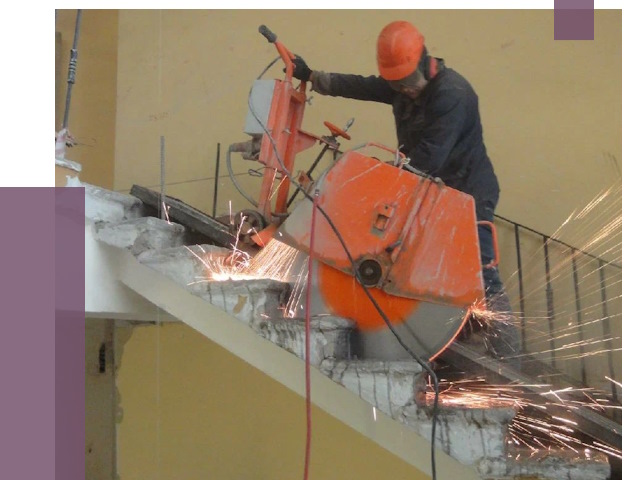 Демонтаж бетонных лестниц в Тайшете от 4673 руб. за м2 | ПРОЛЁТ-Тшт