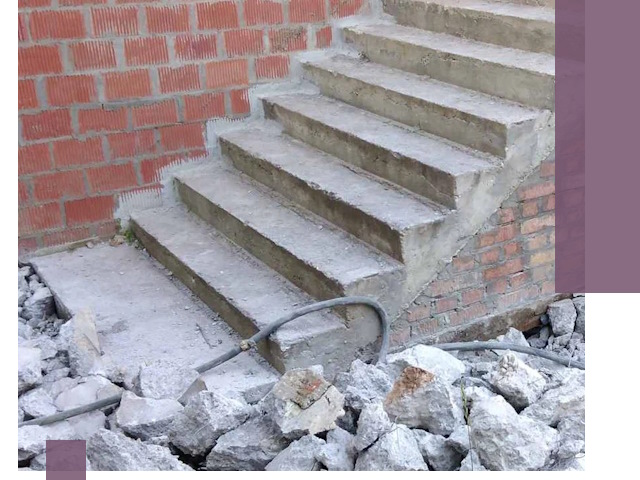 Демонтаж бетонных лестниц в Тайшете: быстро и безопасно