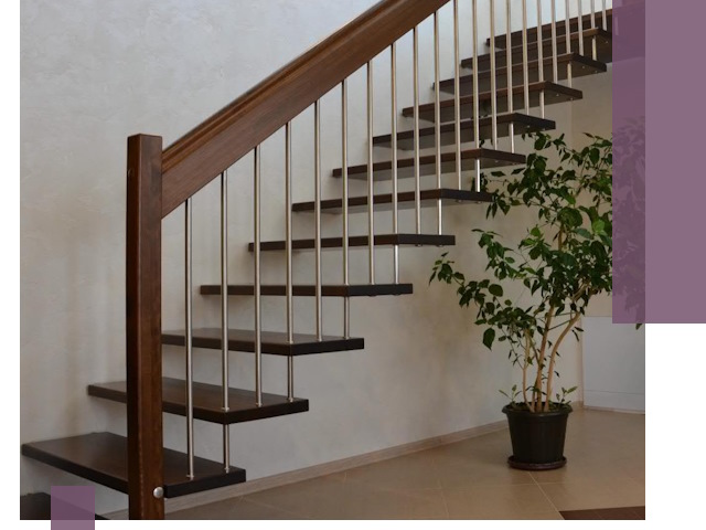 Лестницы на больцах под ключ в Тайшете – изготовление и монтаж