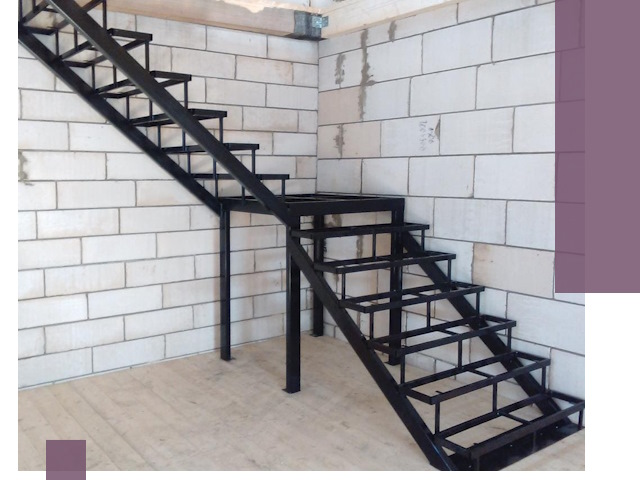 Лестницы на металлокаркасе под ключ в Тайшете — изготовление и монтаж