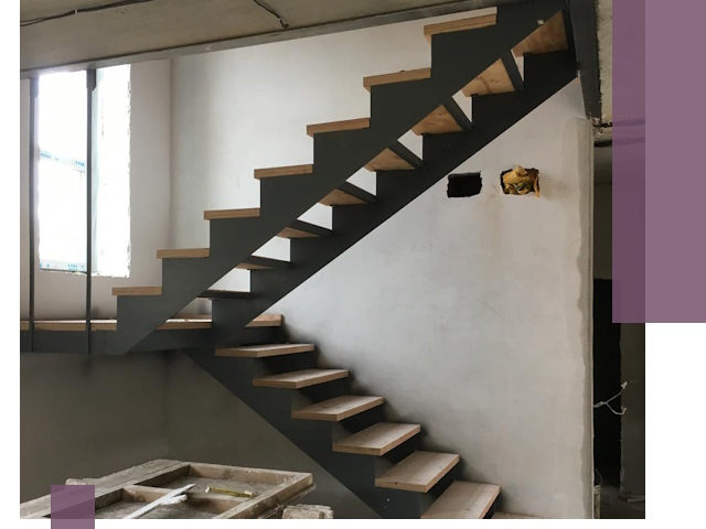 Изготовление лестниц на металлокаркасе в Тайшете от производителя