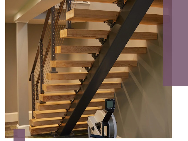 Лестницы на монокосоурах под ключ в Тайшете - изготовление и монтаж