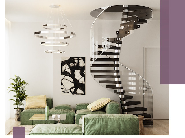 Лестницы для двухуровневой квартиры в Тайшете — изготовление и монтаж