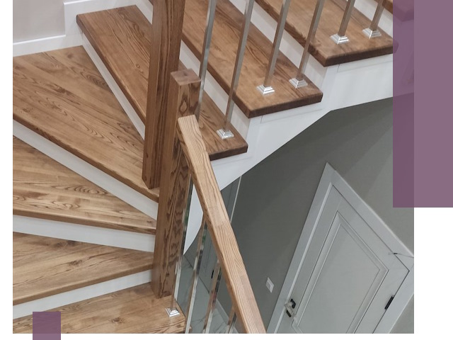 Обшивка металлических лестниц под ключ в Тайшете