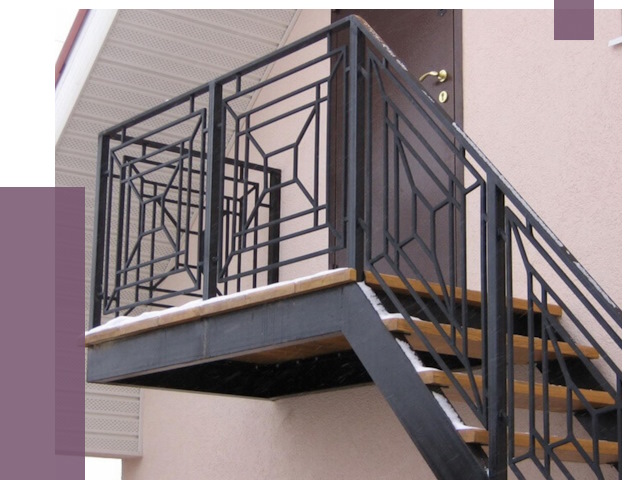 Металлические перила в Тайшете от 4362 руб.  | ПРОЛЁТ-Тшт