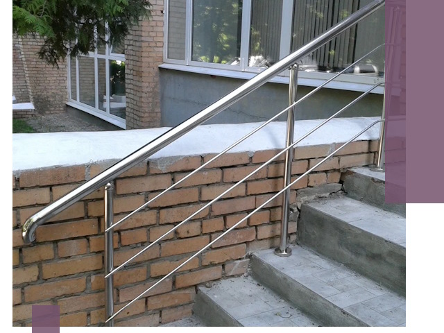 Перила из нержавеющей стали высокого качества в Тайшете