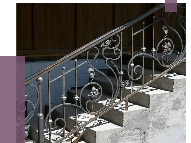 Кованые перила в Тайшете от 8827 руб. под ключ — качество от ПРОЛЁТ-Тшт