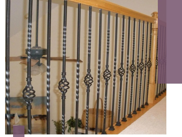 Изготовление и монтаж кованных перил в Тайшете под ключ