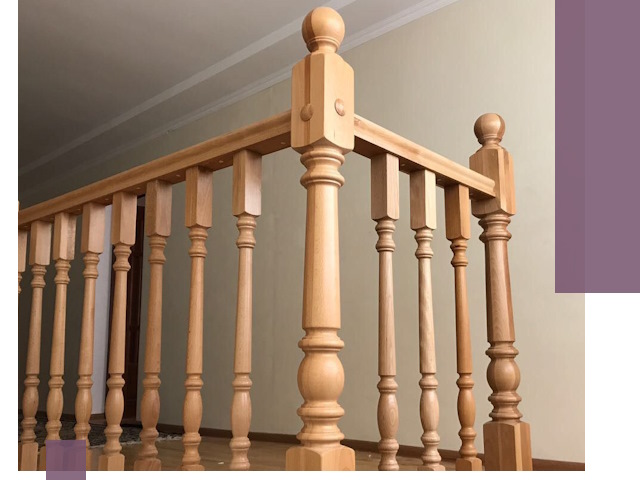 Деревянные перила на заказ в Тайшете: монтаж и изготовление