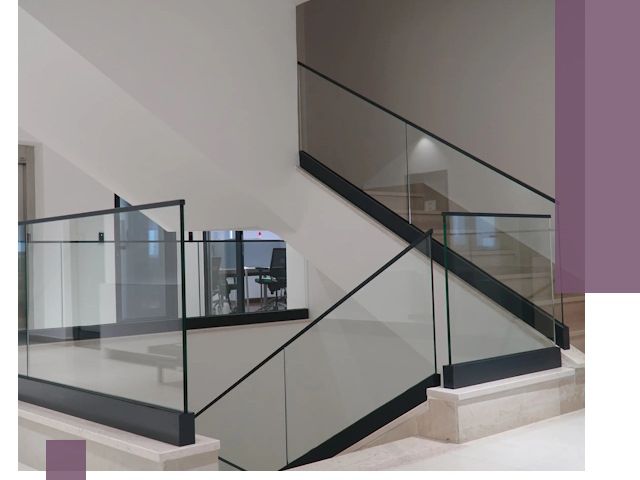 Стеклянные перила премиум-класса с установкой в Тайшете