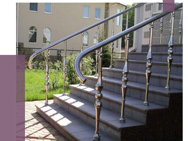 Перила для крыльца в Тайшете от 10904 руб. — монтаж ПРОЛЁТ-Тшт