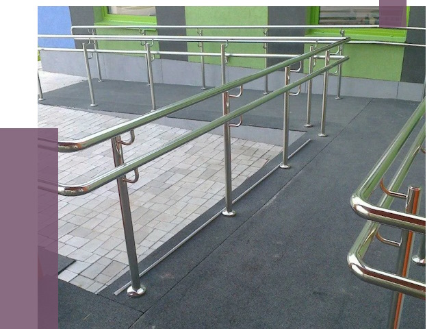 Ограждения пандусов в Тайшете от 4414 руб. монтаж | ПРОЛЁТ-Тшт