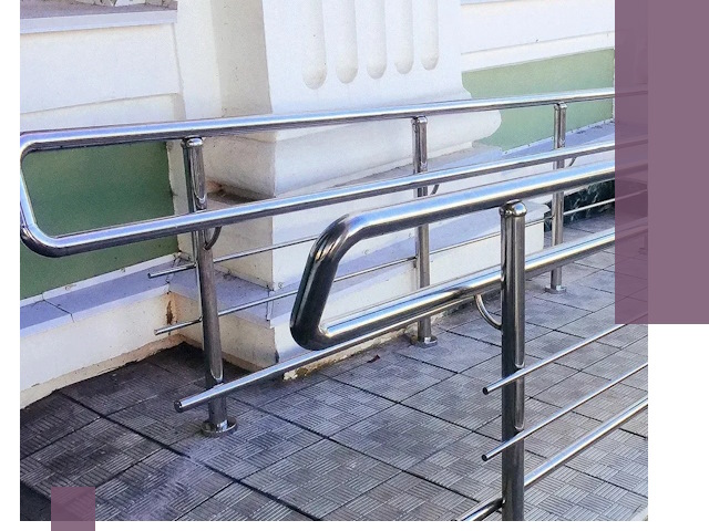 Ограждения пандусов из металла и нержавейки в Тайшете