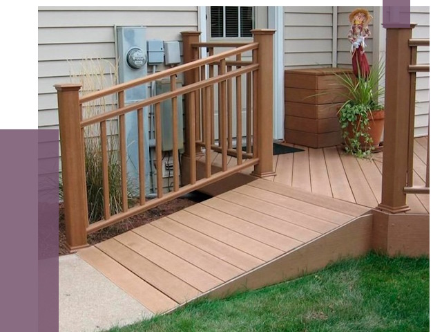 Пандус на крыльцо в Тайшете под ключ от 7893 руб. 