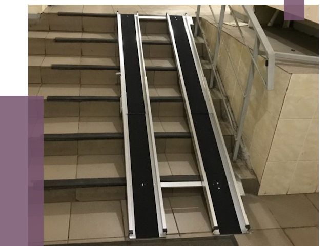 Установка пандуса в подъезд в Тайшете от 8100 руб. под ключ | ПРОЛЁТ-Тшт