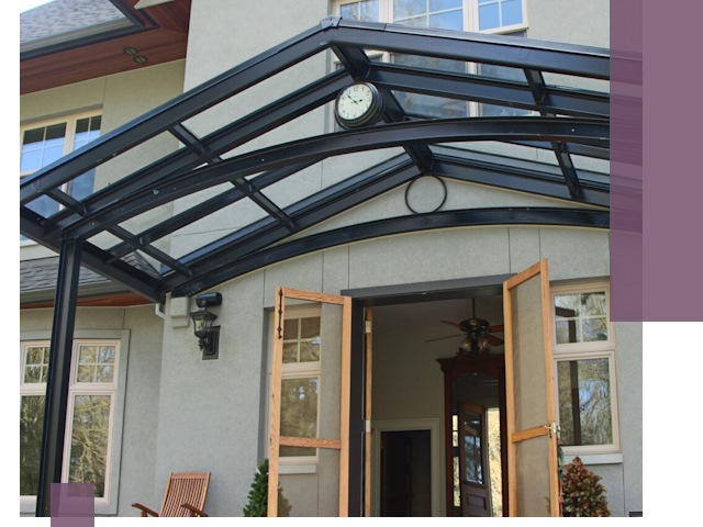 Изготовление и монтаж навесов и козырьков в Тайшете