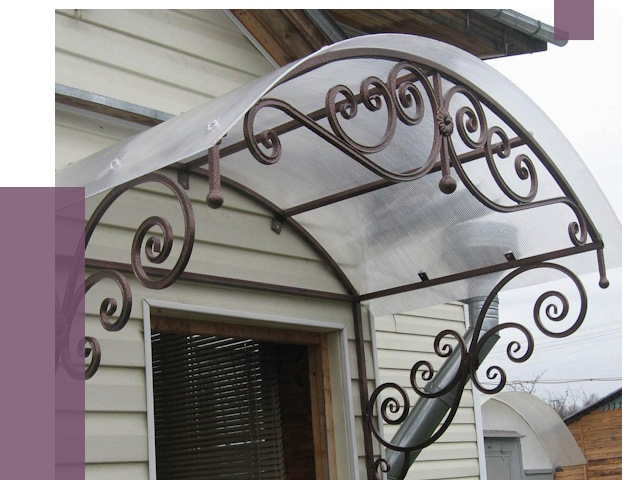 Изготовление козырьков в Тайшете от 7477 руб. — заказать | ПРОЛЁТ-Тшт