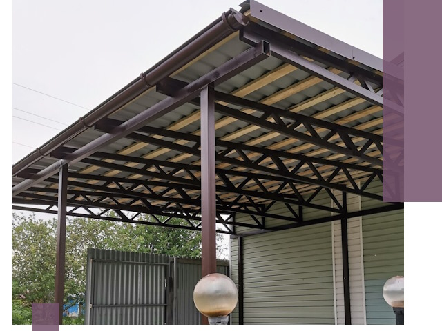 Навесы под ключ в Тайшете: изготовление, монтаж и гарантия