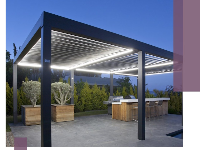 Навесы отдельно стоящие под ключ в Тайшете из металла и поликарбоната