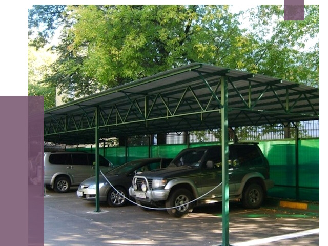 Навесы для парковки в Тайшете от 81522 руб. заказать | ПРОЛЁТ-Тшт
