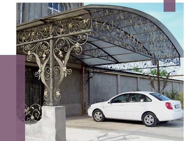 Кованые навесы в Тайшете от 14799 руб. | ПРОЛЁТ-Тшт