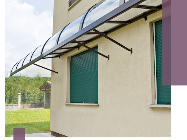 Козырьки над окнами в Тайшете — изготовление и монтаж по выгоде