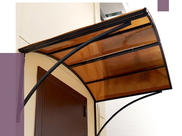 Недорогие козырьки в Тайшете от 7706 руб.  | ПРОЛЁТ-Тшт