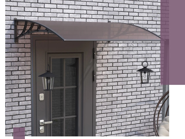 Недорогие козырьки и навесы под ключ в Тайшете