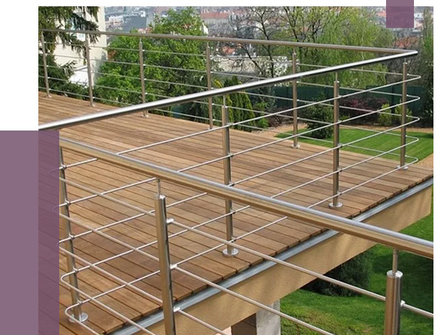 Алюминиевые парапеты в Тайшете под ключ от 7893 руб. 