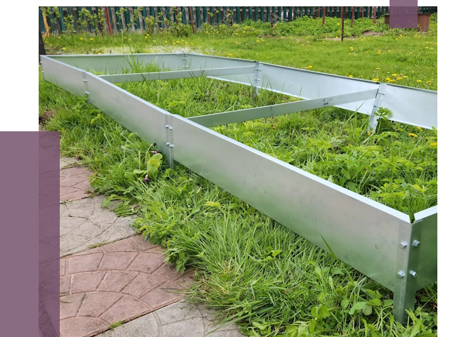 Металлические бордюры для грядок в Тайшете от 1817 руб.