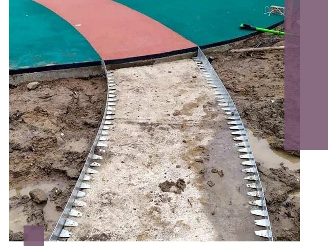 Металлические бордюры для дорожек в Тайшете — монтаж и изготовление